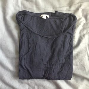 Slouchy gap pocket tee